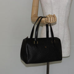 Bally Vintage Handbag Quilted Leather