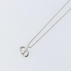 Christian Dior CD Logo necklace Metal