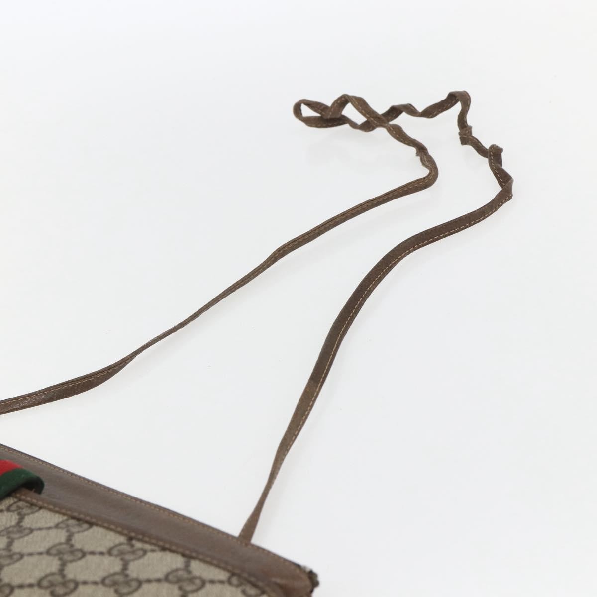 Gucci Vintage Web Crossbody Bag GG Coated Canvas