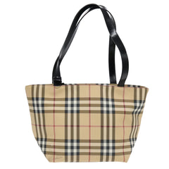 Burberry Nova Check Tote canvas check pattern