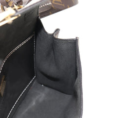Louis Vuitton Spring Street NM Handbag Monogram Vernis with Monogram Canvas
