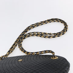Bally Vintage Chain Shoulder Bag Quilted Leather