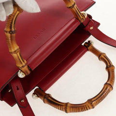 Gucci Nymphaea Top Handle Bag Leather