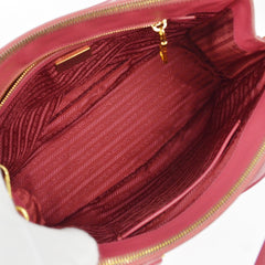 Prada Double Zip Lux Tote Saffiano Leather