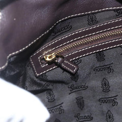 Gucci Hysteria Convertible Top Handle Bag GG Coated Canvas