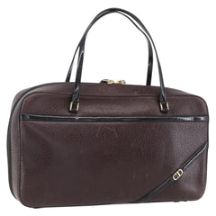 Christian Dior Vintage CD Handbag Leather