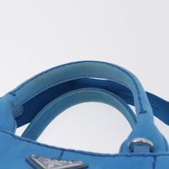 Prada Canapa Convertible Tote Canvas with Applique