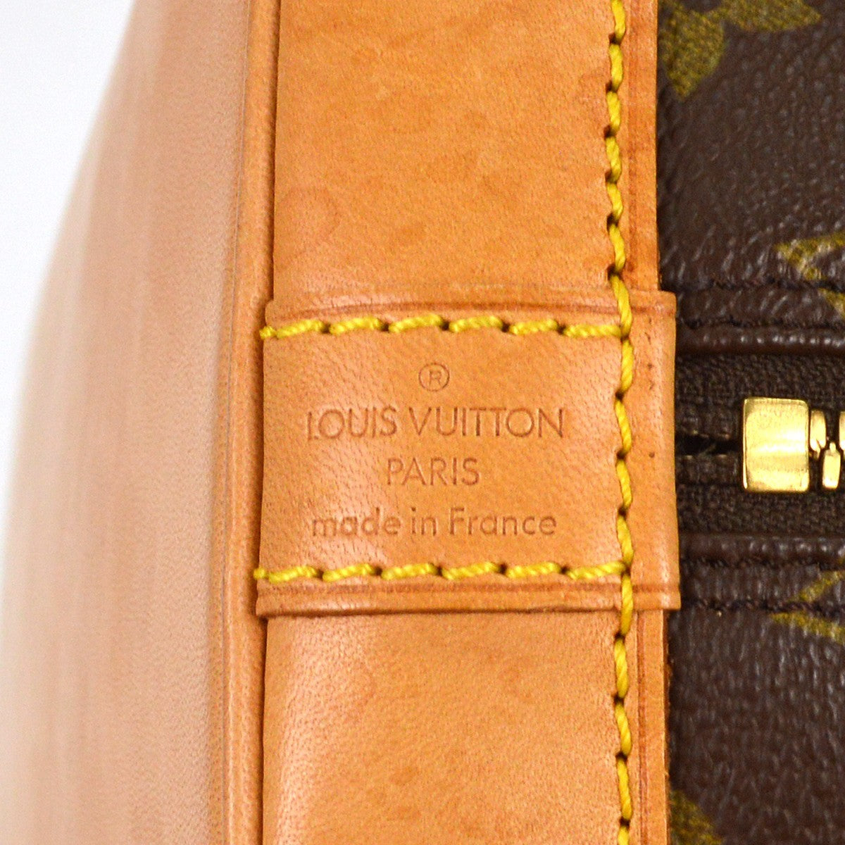 Louis Vuitton Alma Handbag Monogram Canvas