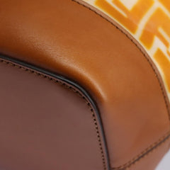 Fendi FF Logo Mon Tresor Bucket Bag Canvas