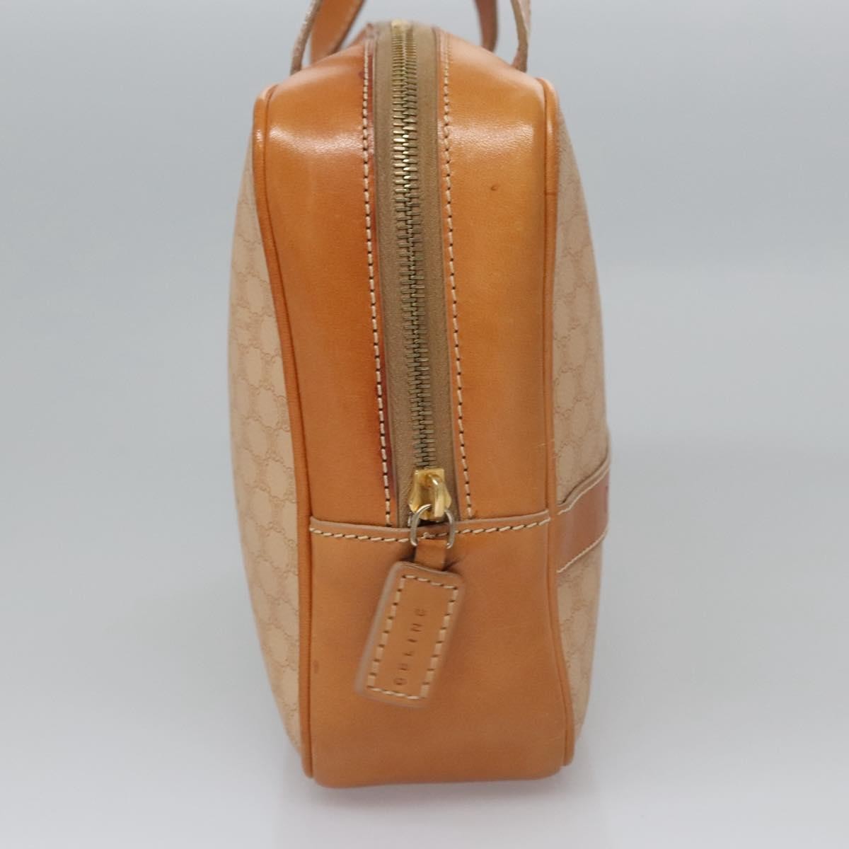 Celine Vintage Macadam Handbag Canvas and Leather