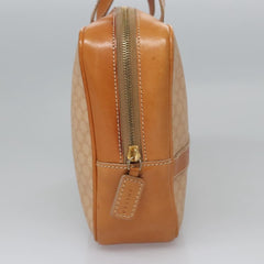 Celine Vintage Macadam Handbag Canvas and Leather