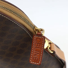 Celine Vintage Macadam Handbag Canvas and Leather