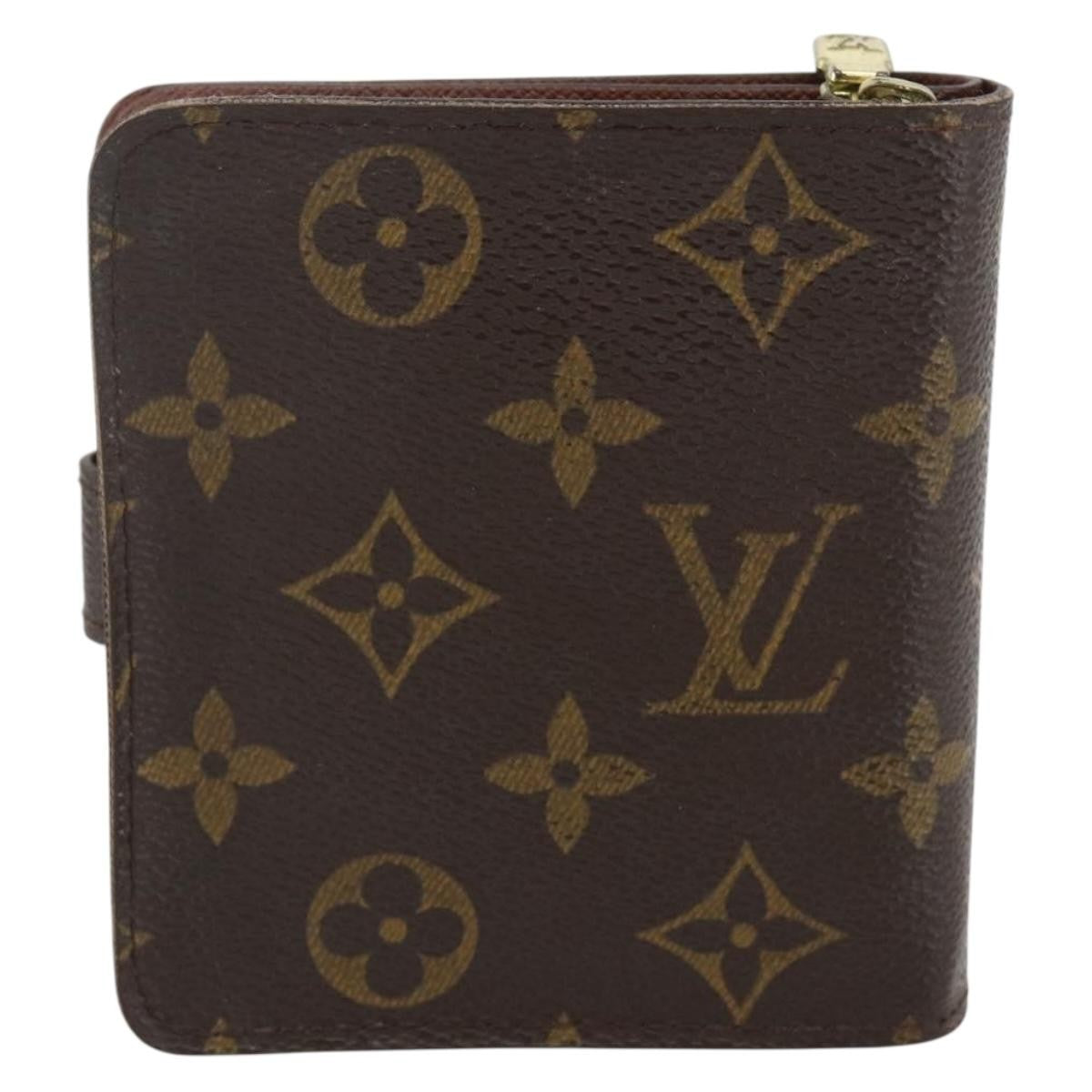 Louis Vuitton Compact Zippe Wallet Monogram Canvas