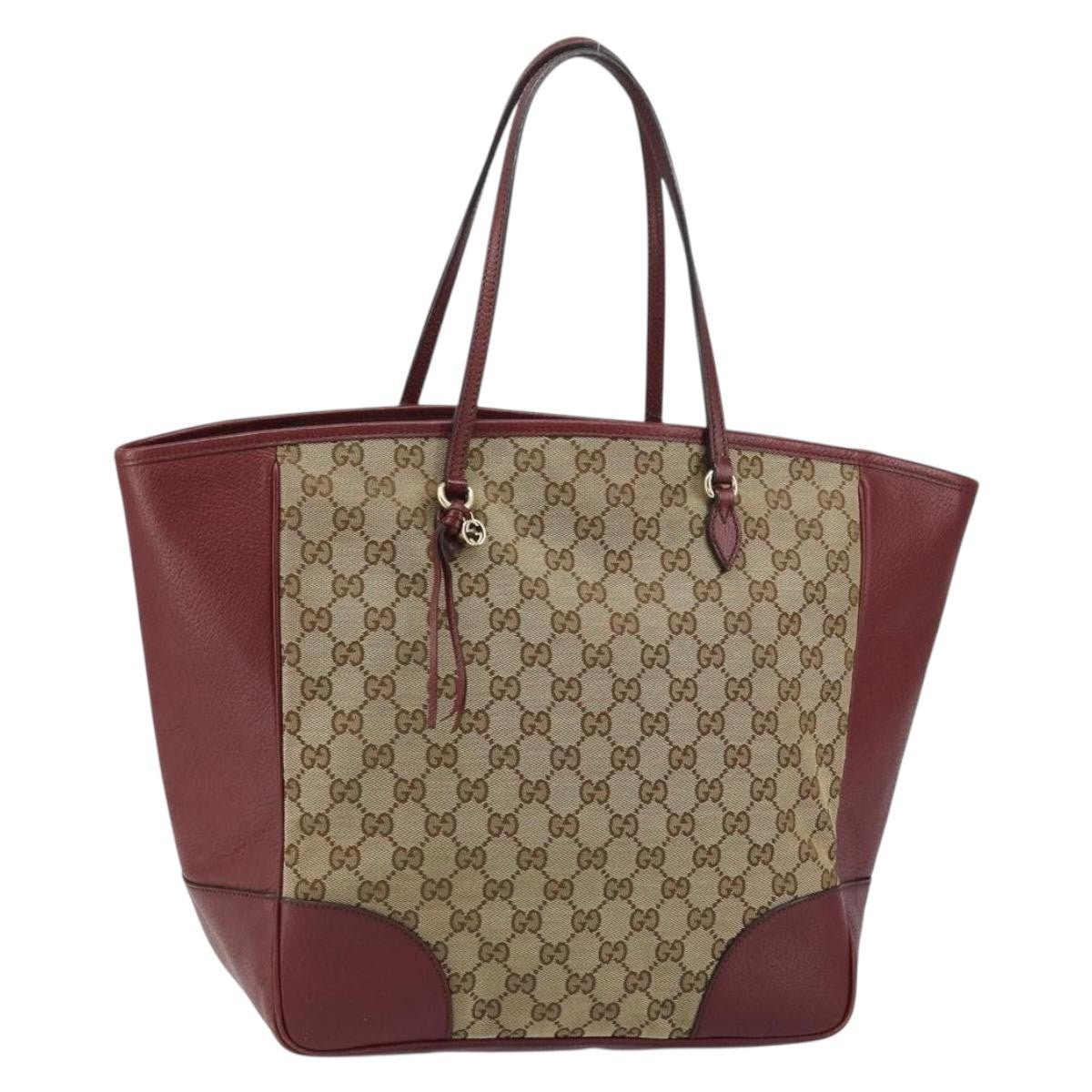 Gucci Bree Tote GG Canvas with Leather