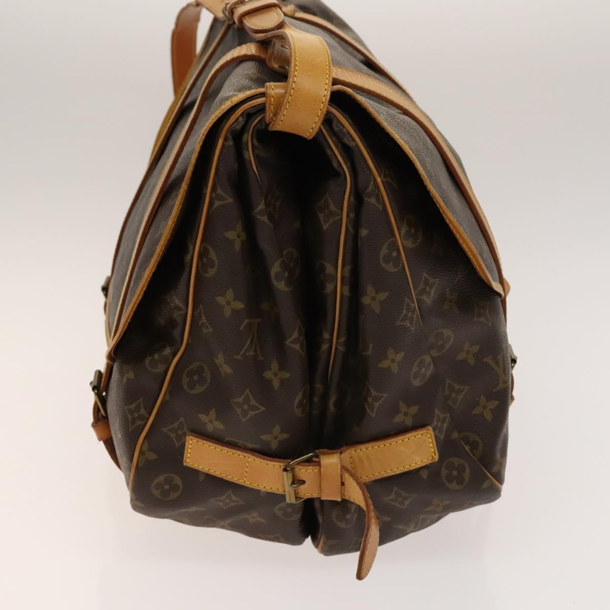 Louis Vuitton Saumur Handbag Monogram Canvas