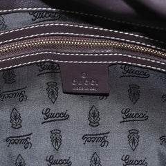 Gucci Hysteria Convertible Top Handle Bag GG Coated Canvas