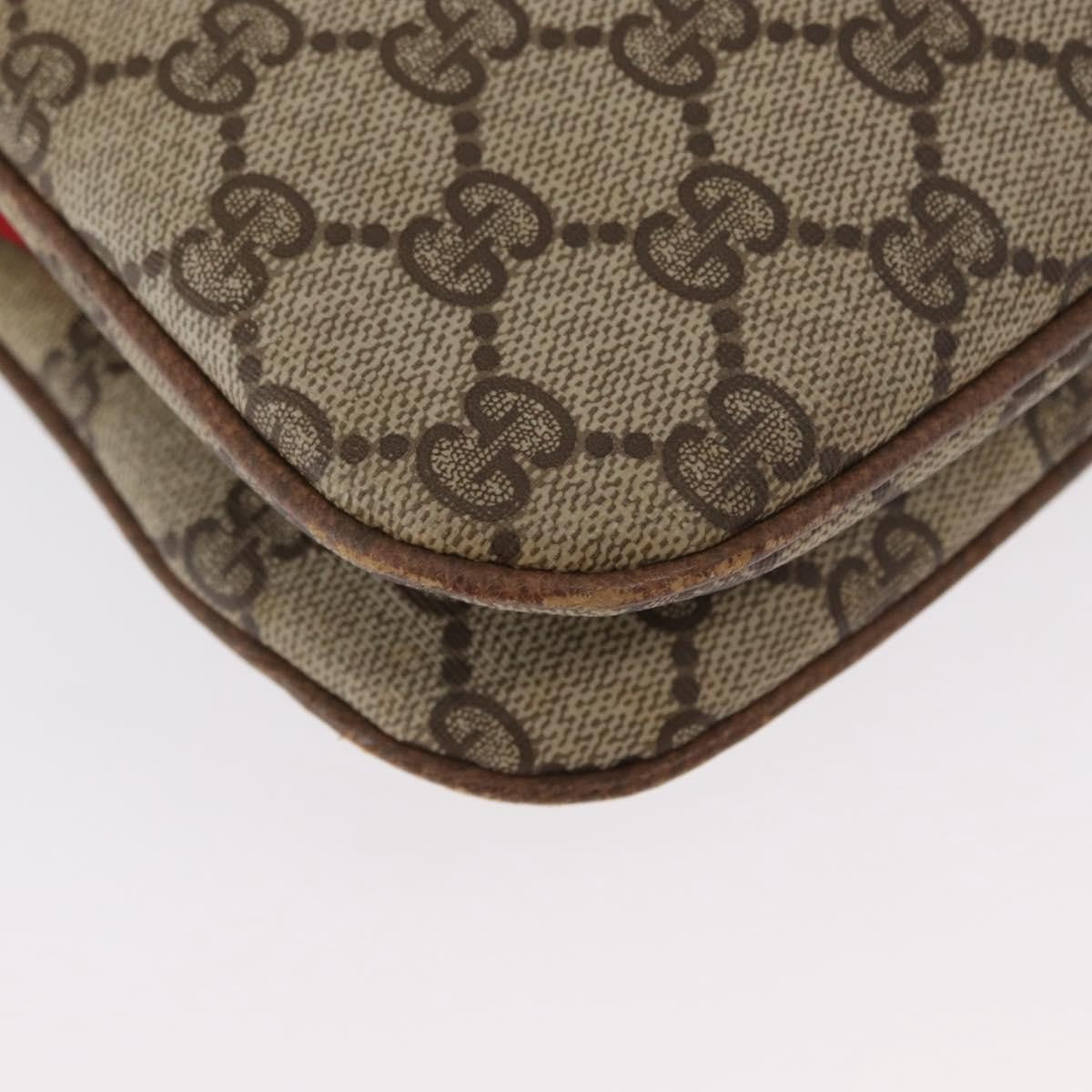 Gucci Vintage Shoulder Bag GG Coated Canvas