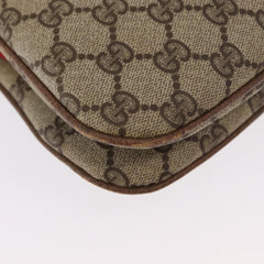 Gucci Vintage Shoulder Bag GG Coated Canvas