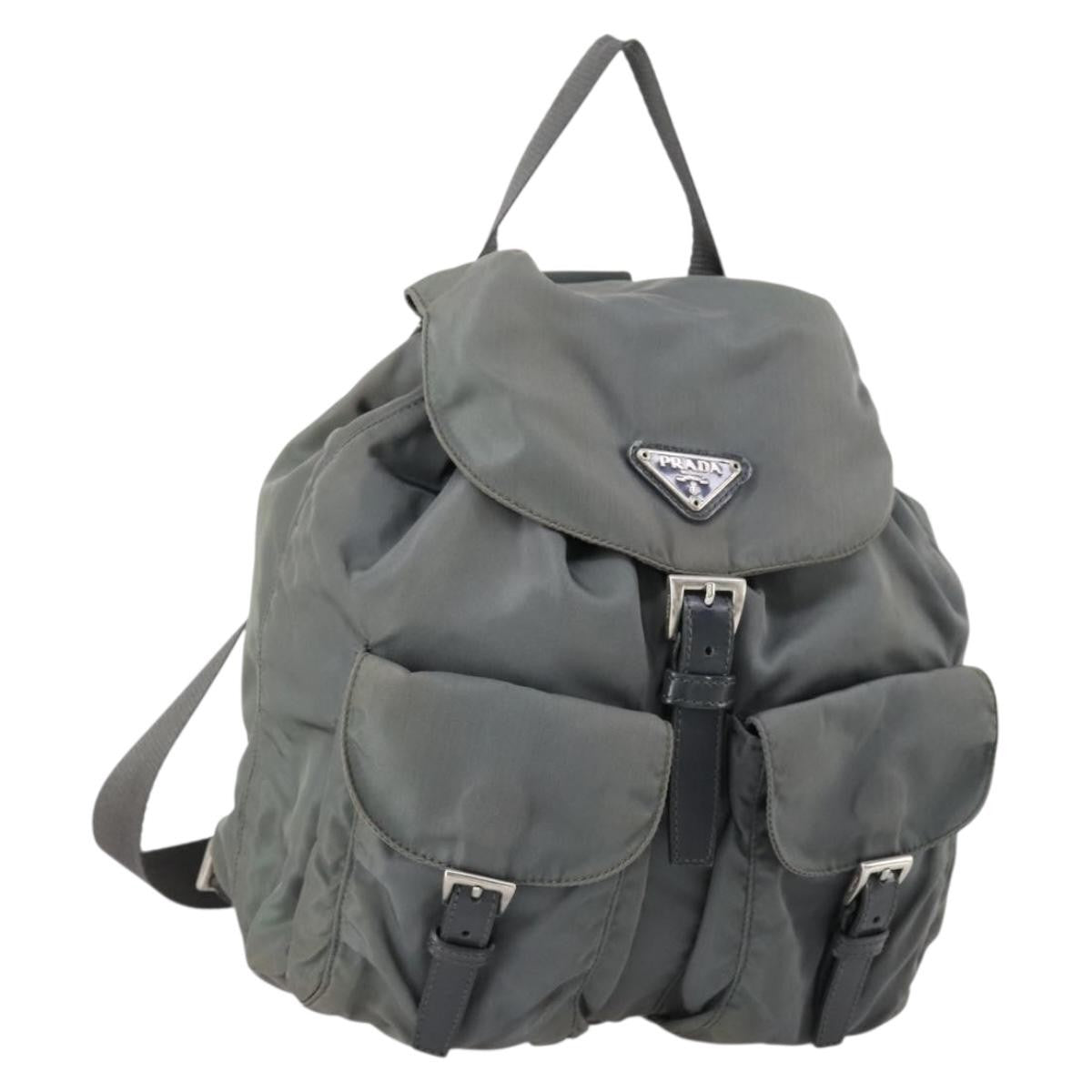 Prada Double Front Pocket Backpack Tessuto