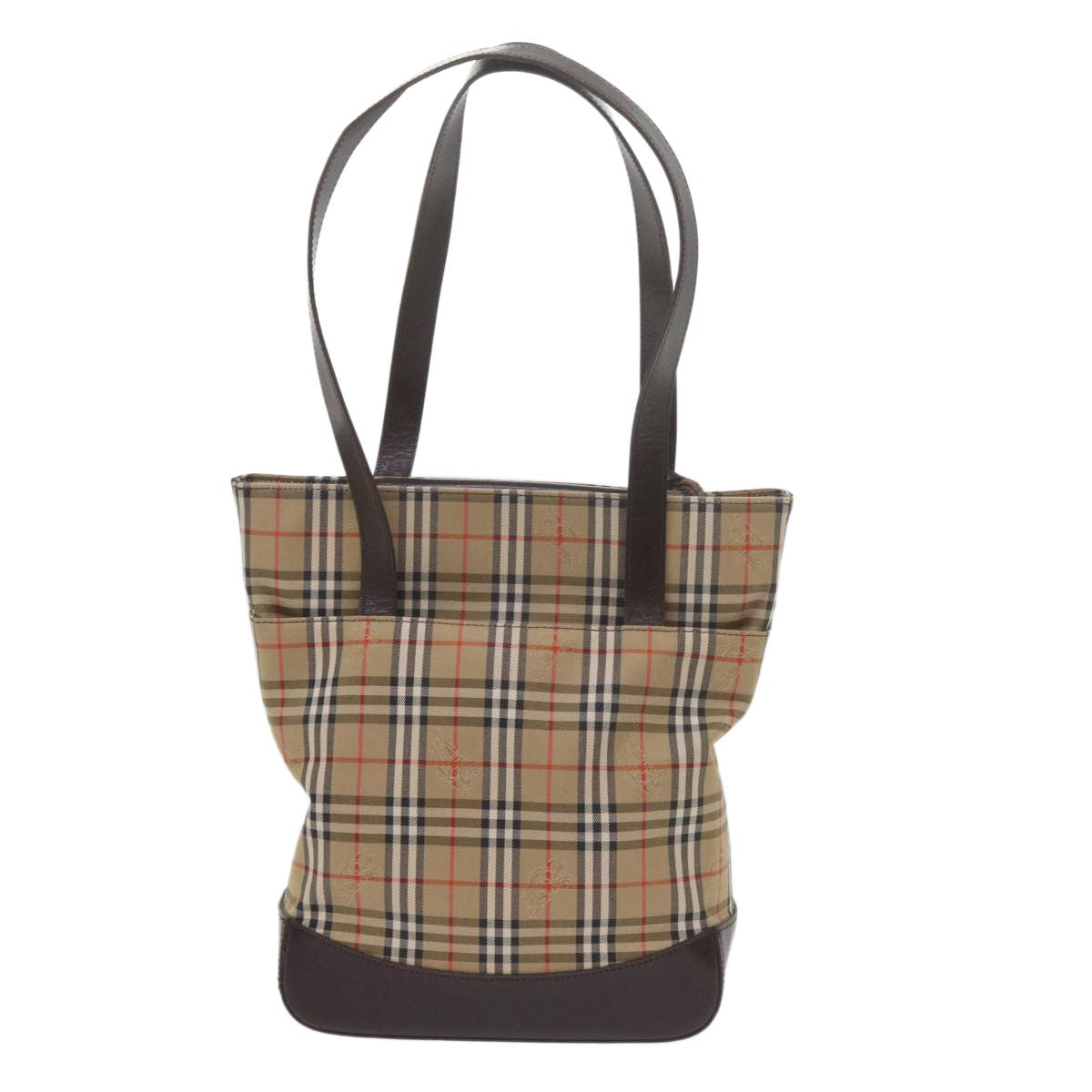 Burberry Nova Check Tote Leather