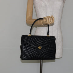 Bally Vintage Flap Handbag Quilted Leather