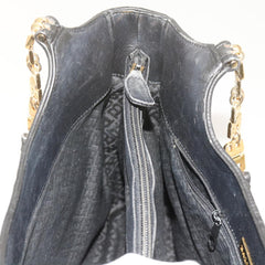 Bally Vintage Chain Shoulder Bag Quilted Leather