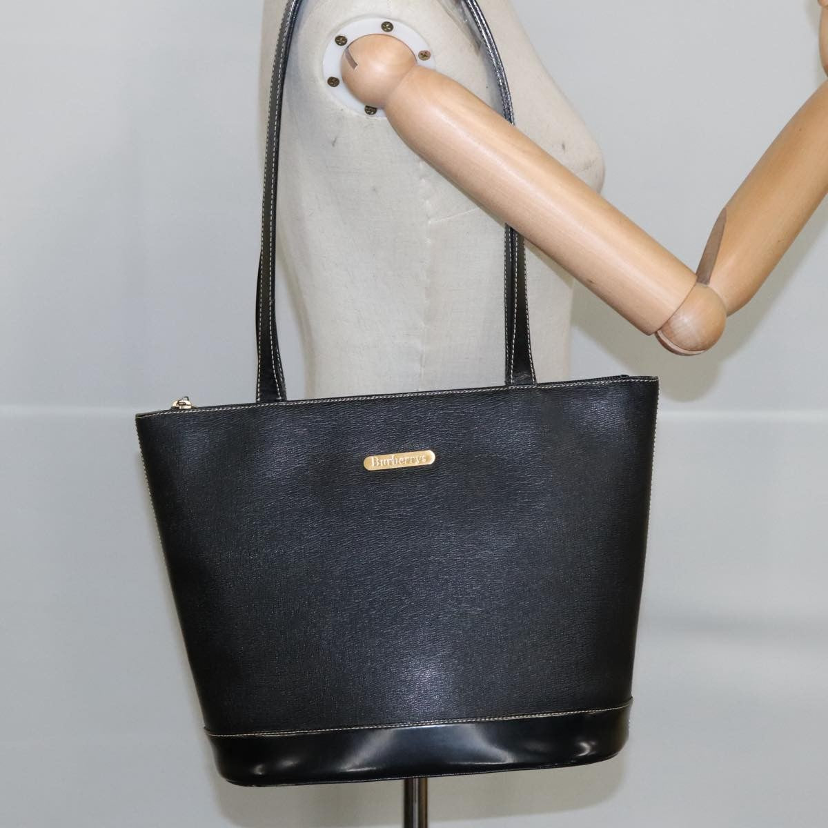 Burberry Handle Tote Leather