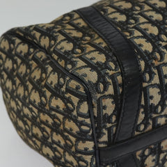 Christian Dior Vintage Trotter Boston Bag Diorissimo Canvas