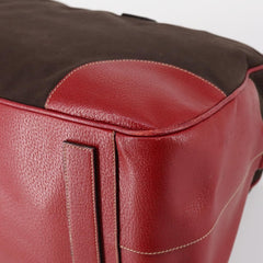 Prada Bowler Bag Canvas with Leather