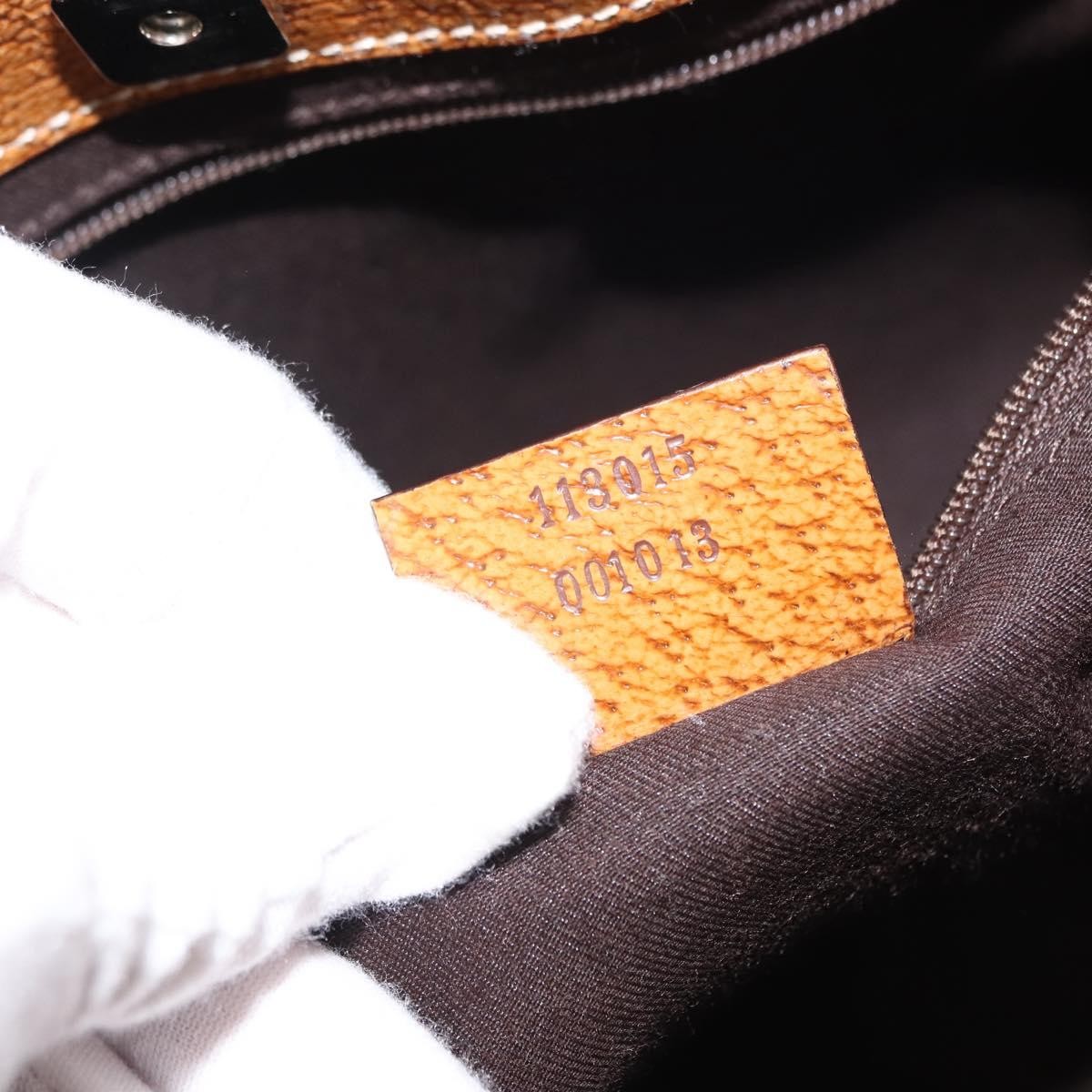 Gucci Vintage Ring Tote GG Canvas with Leather