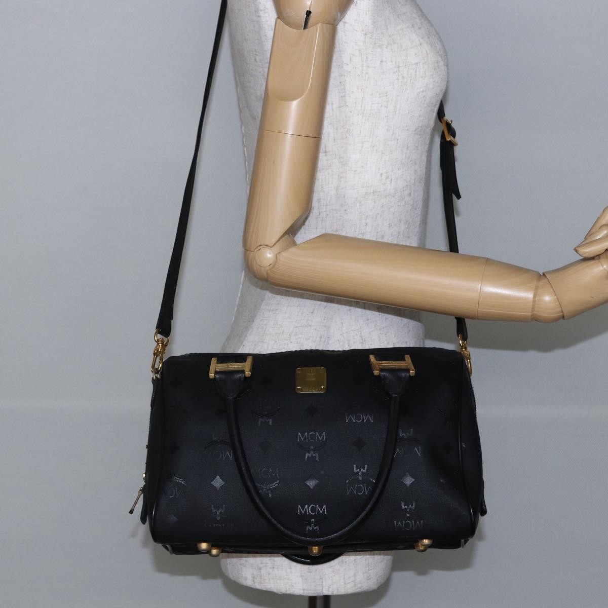 MCM Visetos logogramme Handbag Canvas and Leather