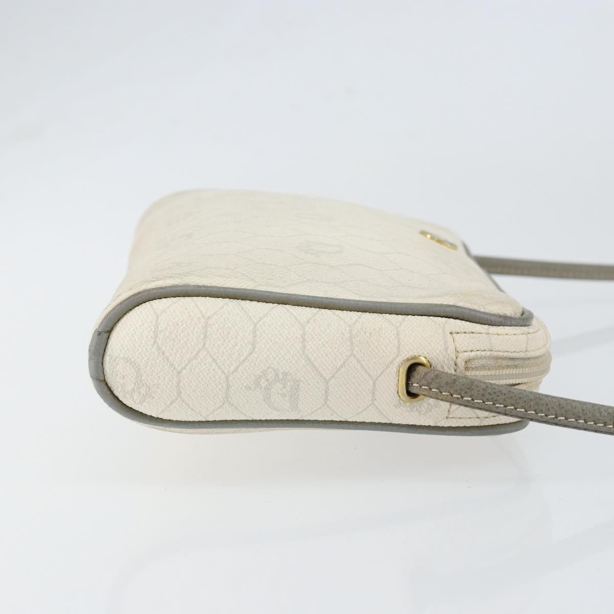 Christian Dior Vintage Honeycomb Shoulder Bag Canvas