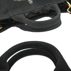 Prada Canapa Convertible Tote Canvas