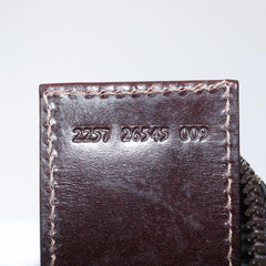 Fendi Logo Zucca Clutch PVC Leather