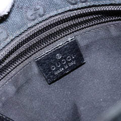 Gucci Web Strap Zip Messenger Bag GG Canvas