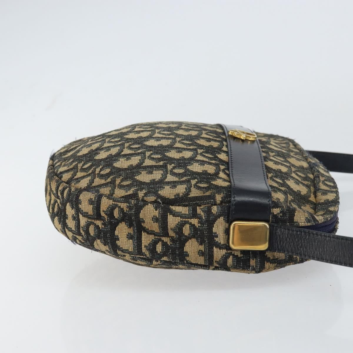 Christian Dior Vintage Trotter Shoulder Bag Canvas