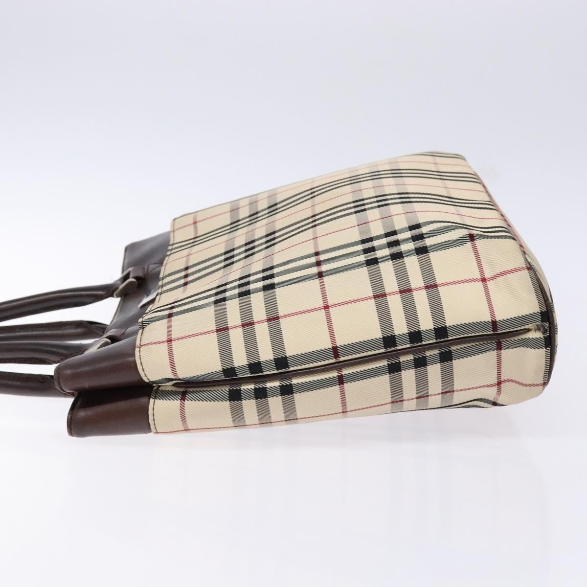 Burberry Nova Check Tote Canvas and Leather