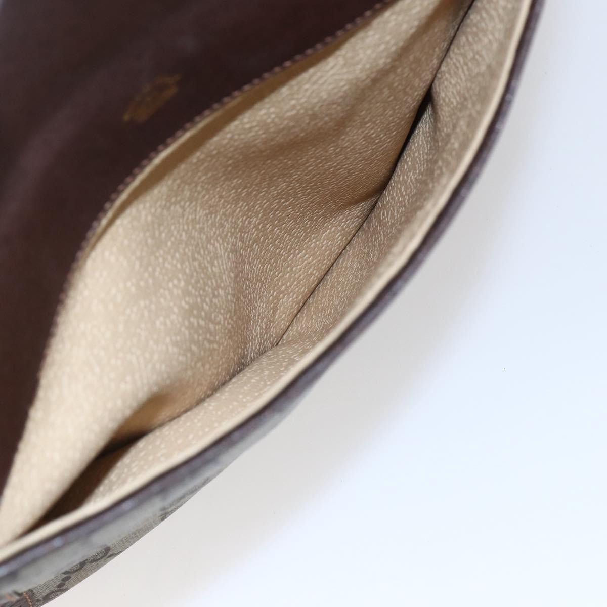 Gucci Front Pocket Messenger Bag GG Canvas with Leather