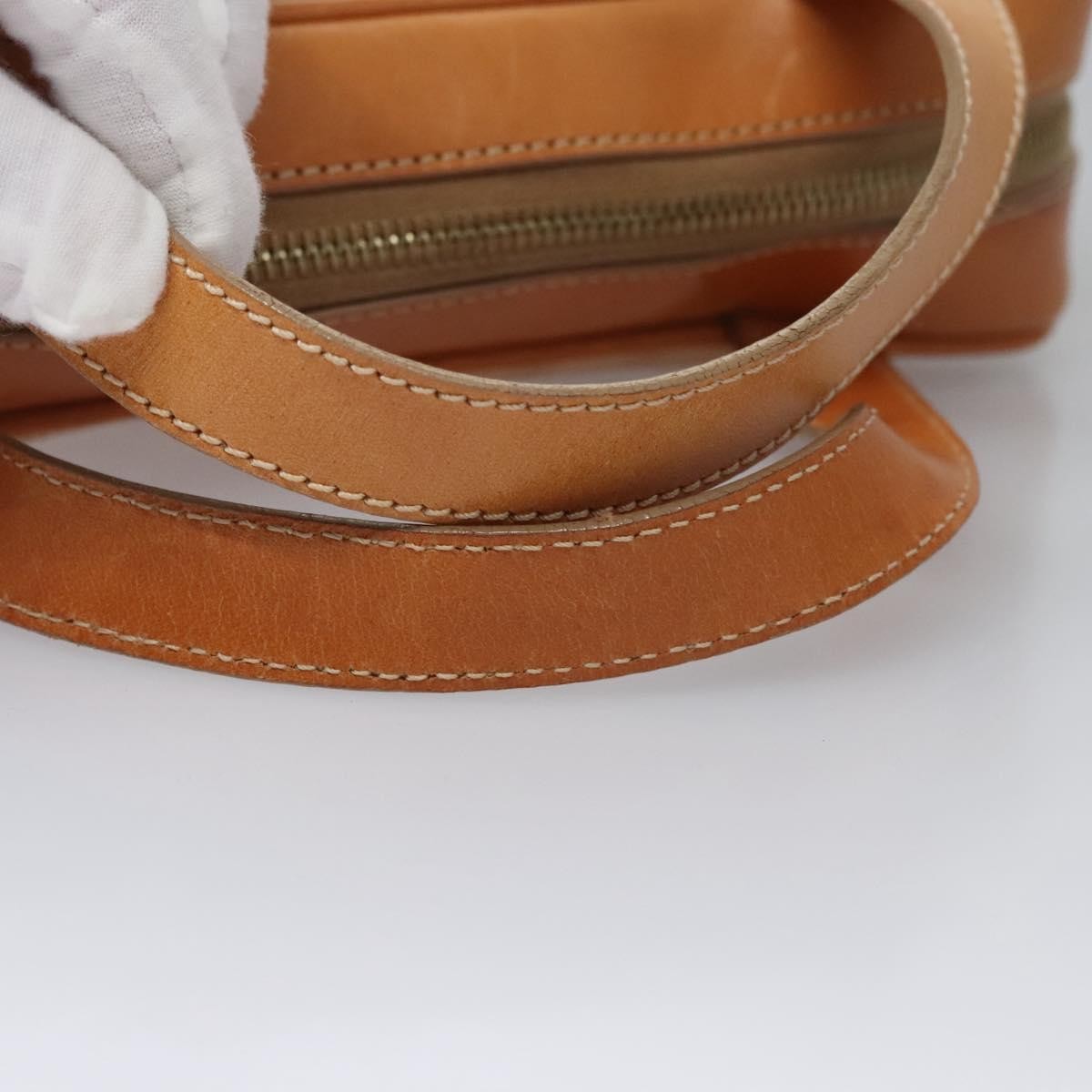 Celine Vintage Macadam Handbag Canvas and Leather