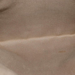 Gucci Drawstring Shoulder Bag GG Canvas with Leather