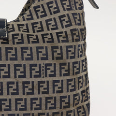 Fendi Belted Flap Shoulder Bag Zucchino Coated Canvas