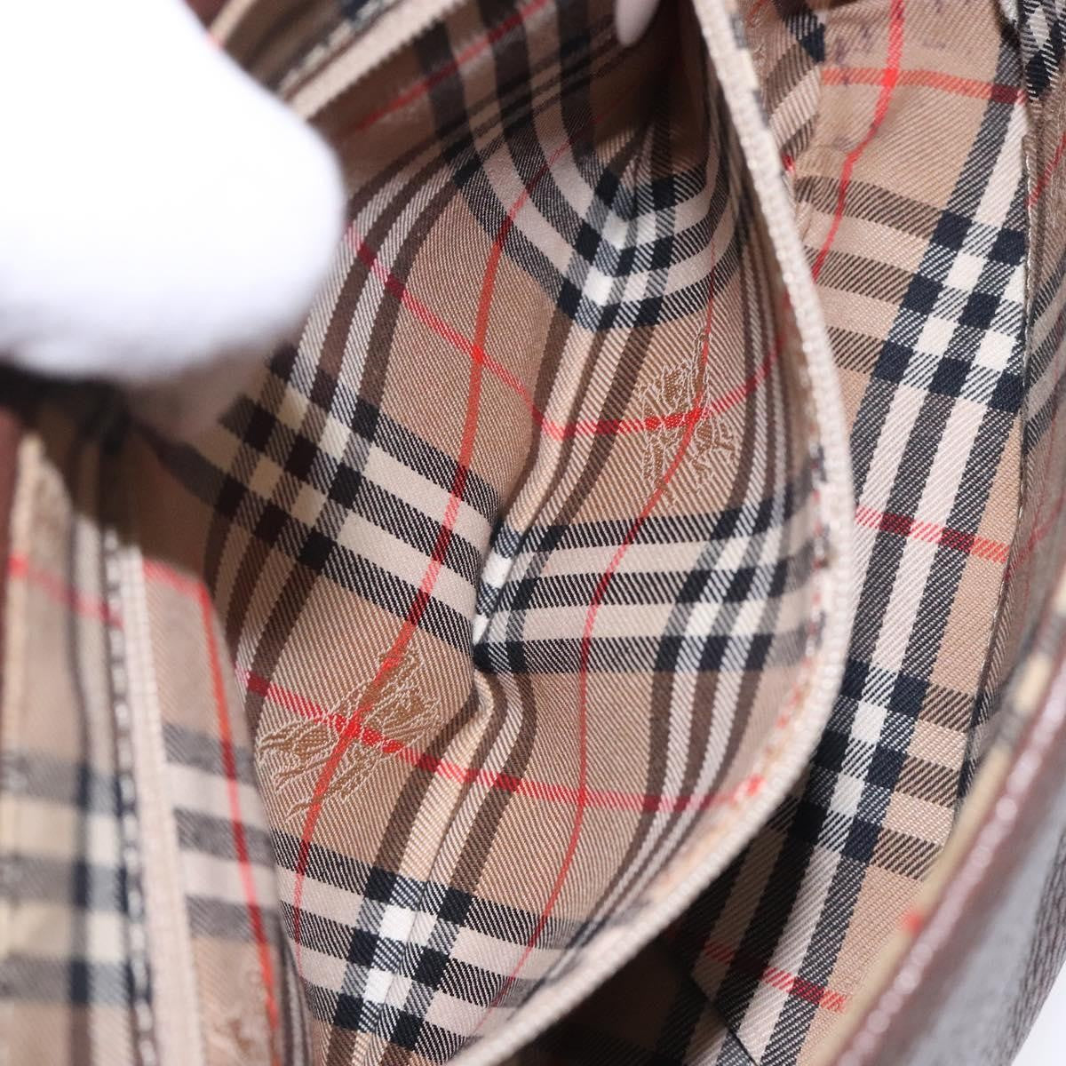 Burberry Flap Shoulder Bag Leather