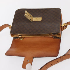 Celine Macadam Shoulder Bag PVC Leather