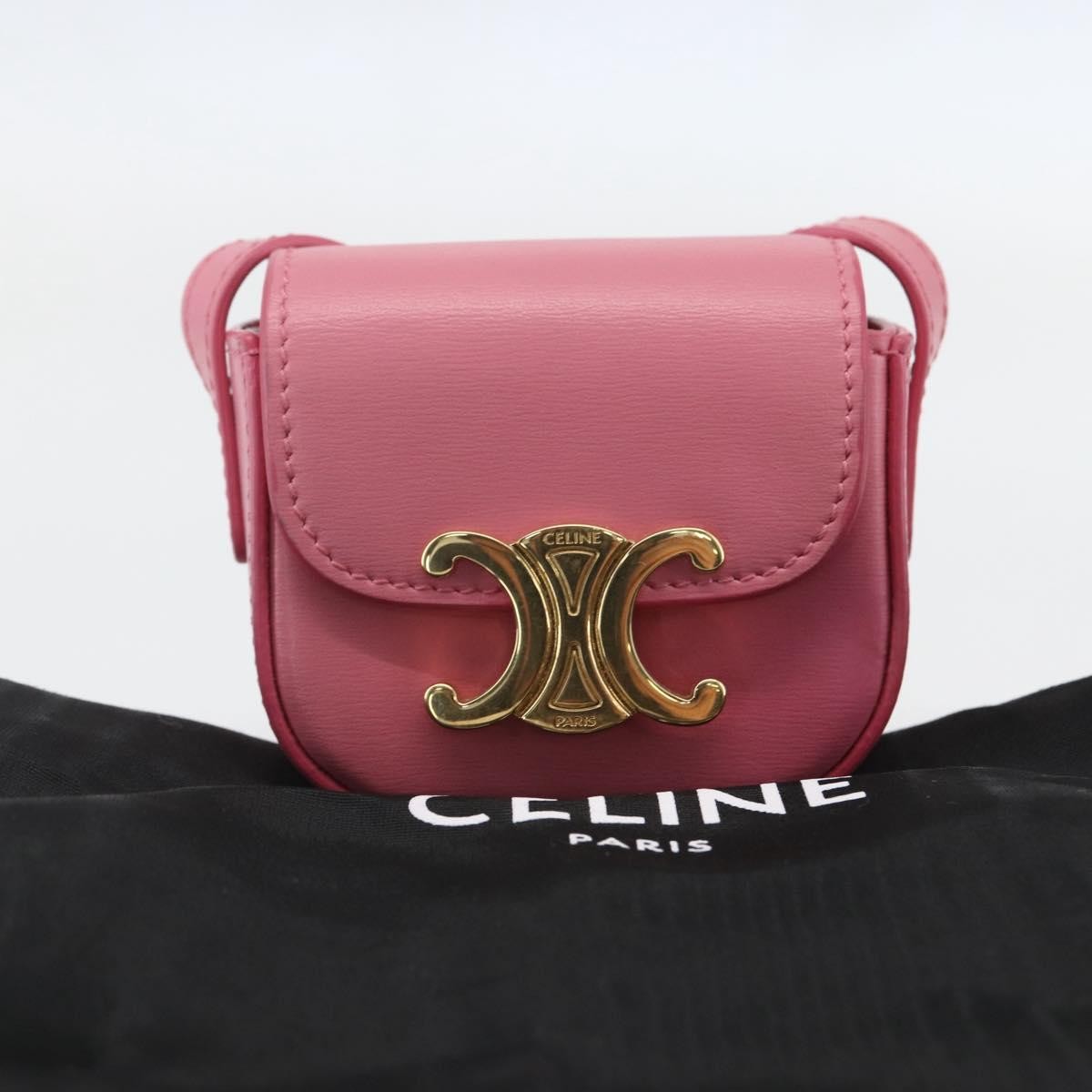 Celine Triomphe Shoulder Bag Smooth Calfskin