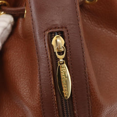 Burberry Vintage Shoulder Bag Leather