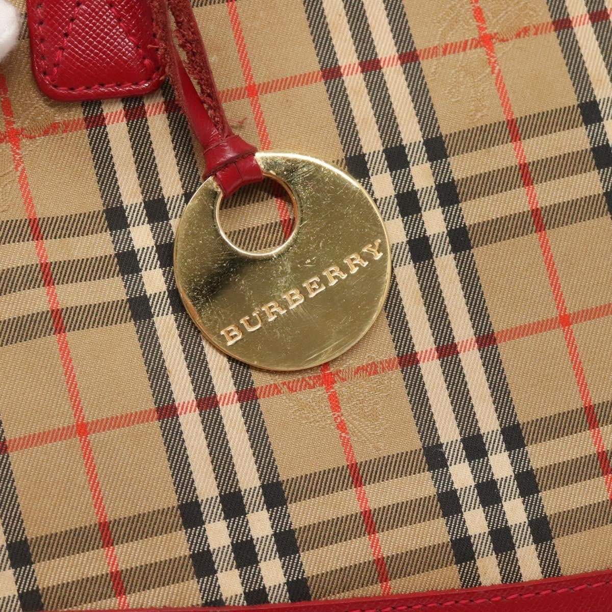 Burberry Nova Check Tote canvas check pattern