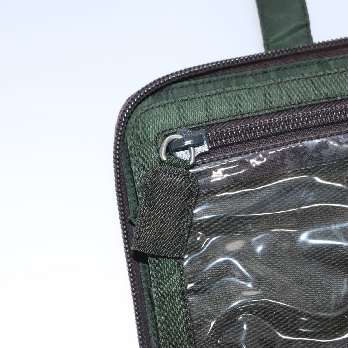 Prada Vintage Zip Handbag Tessuto