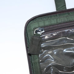 Prada Vintage Zip Handbag Tessuto