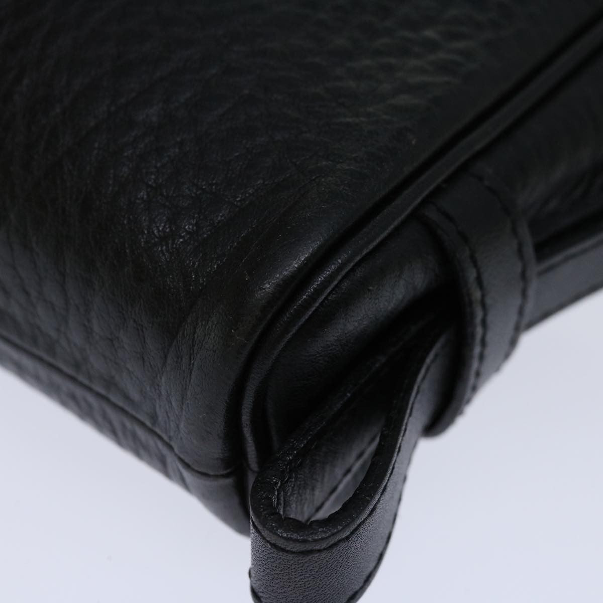 Burberry Zip Clutch Leather