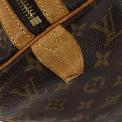 Louis Vuitton Sac Souple Handbag Monogram Canvas
